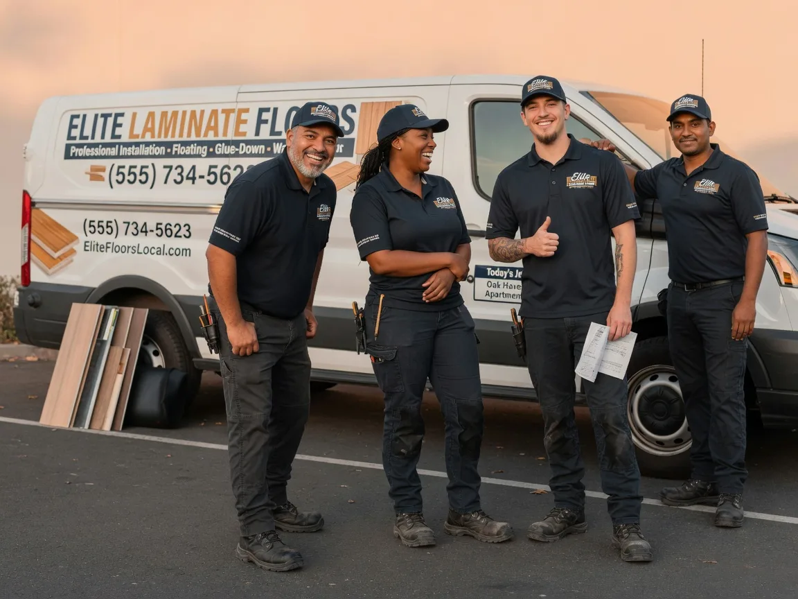 Laminate flooring installation company in Dows, IA